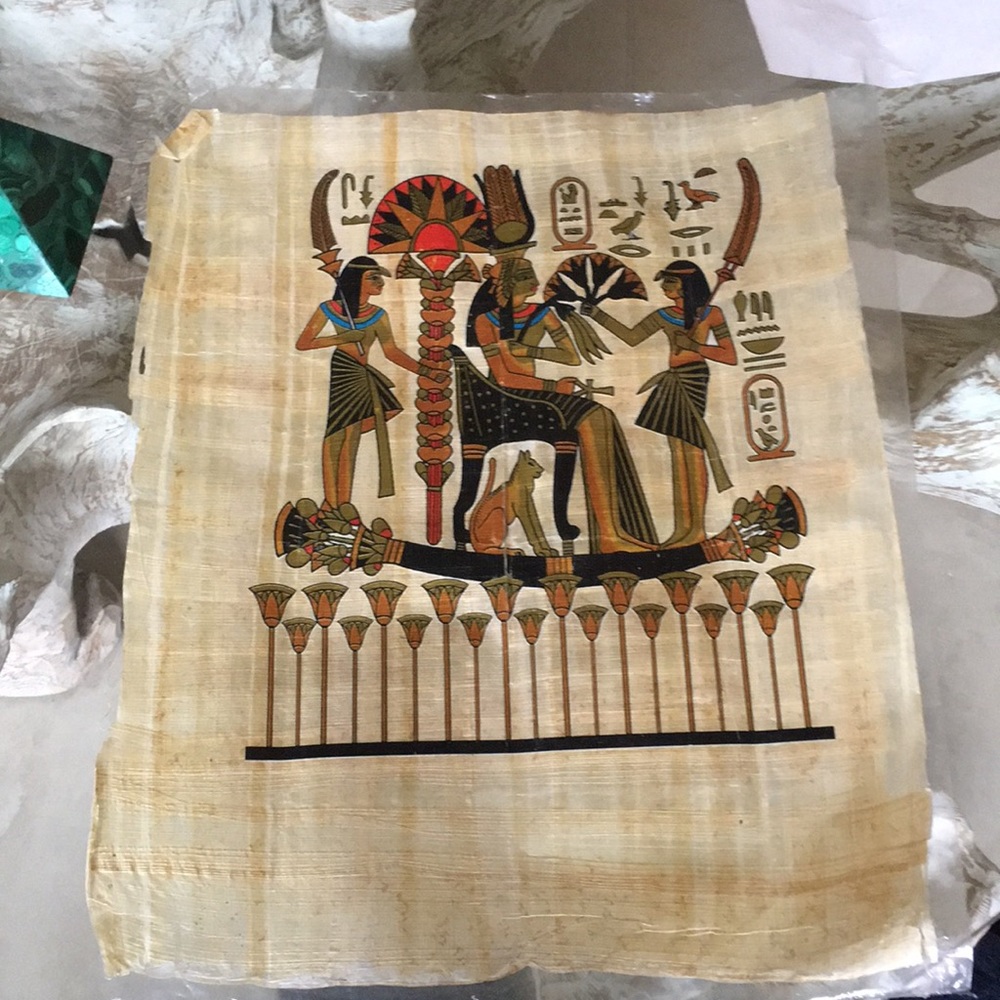 Authentic Egyptian papyrus
